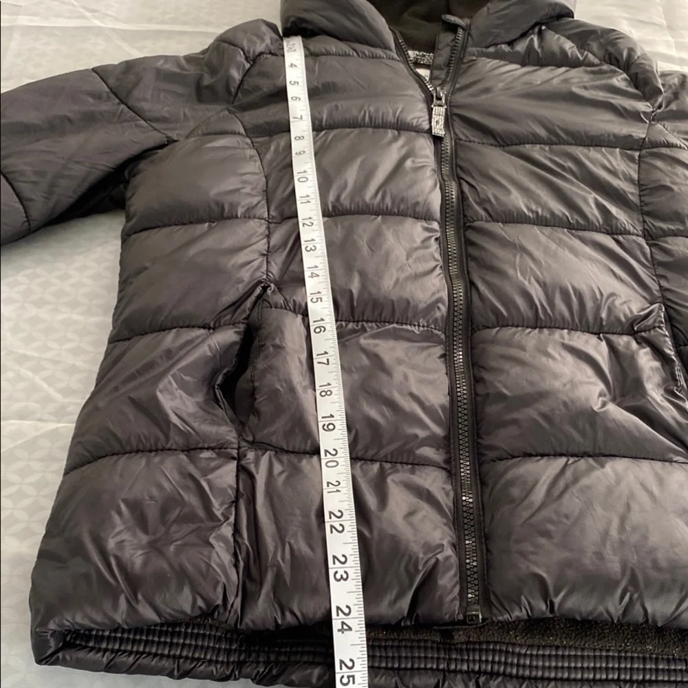 Old Navy Black Puffer Jacket Quilted Insulated